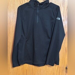 The Northface 1/4  zip warm up‎ jacket womens sz large